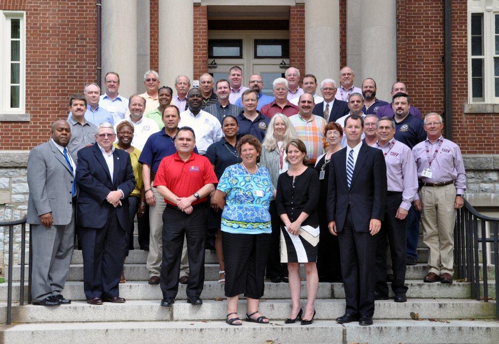 Emmitsburg, Md., July 24, 2013 -- Deputy Administrator for Protection and National Preparedness Timothy Manning joins in the photo with the first cohort of the National Emergency Management Executive Academy. The role of the Academy is to advance the emergency management profession and its executive leadership.