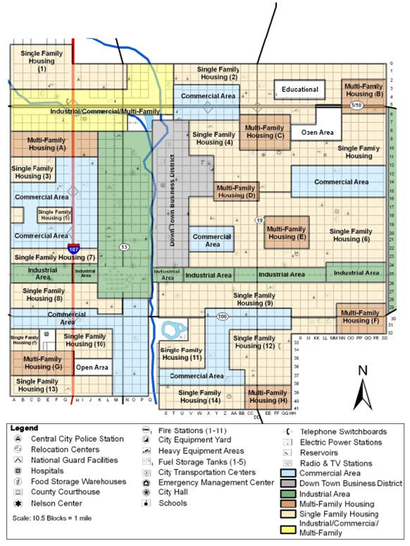 Central City Land Use Map