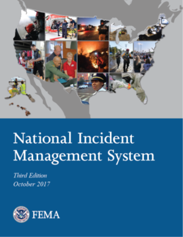 National Incident Management System (NIMS) Cover for the Third Edition (October 2017)
